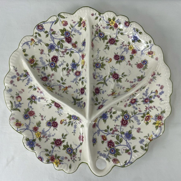 Andea by Sadek Other - Corona Floral‎ Leaf-Shaped Divided Plate
